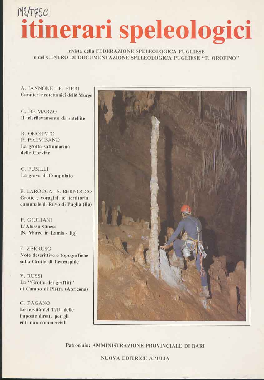 Itinerari Speleologici